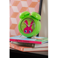 Budík Karlsson KA5980DG Peekaboo Bunny, 19cm